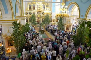 Праздничное Богослужение в Спаса-Вознесенском кафедральном соборе, Ульяновск